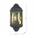 Lantern Wall Light Black IP43