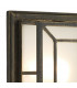 Flush Ceiling Light Wall Light Black Gold IP44