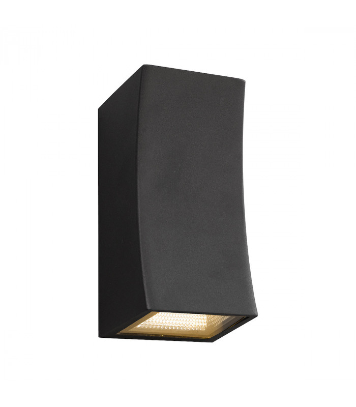 Up & Down Wall Light Gun Metal Grey IP44 LED, 2x LED