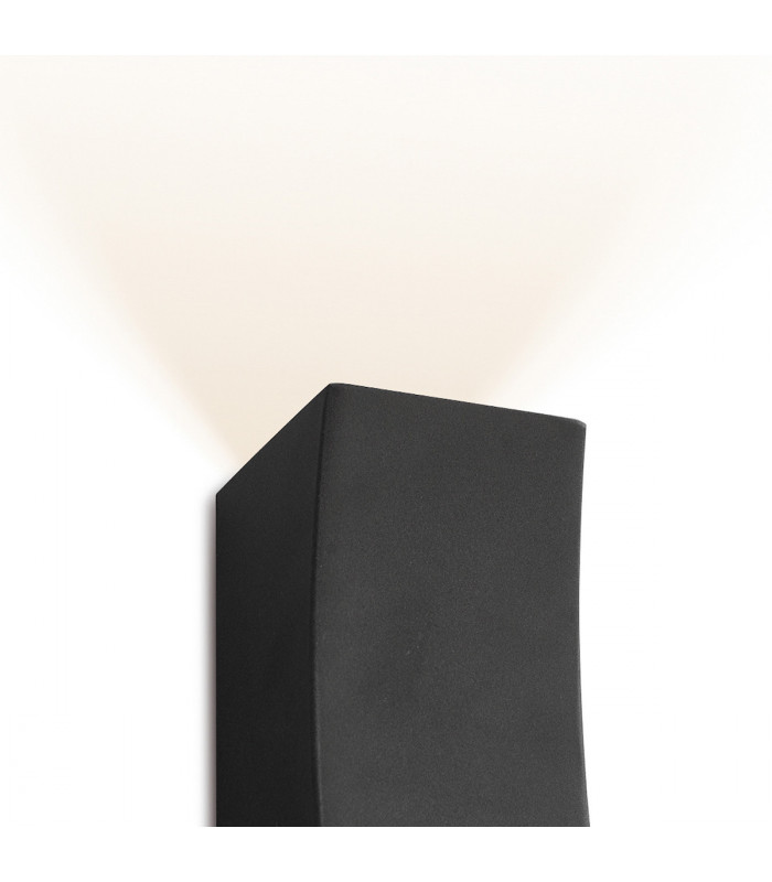 Up & Down Wall Light Gun Metal Grey IP44 LED, 2x LED