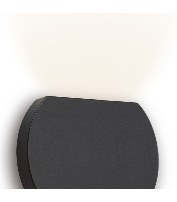 Up & Down Wall Light Gun Metal Grey IP44 LED