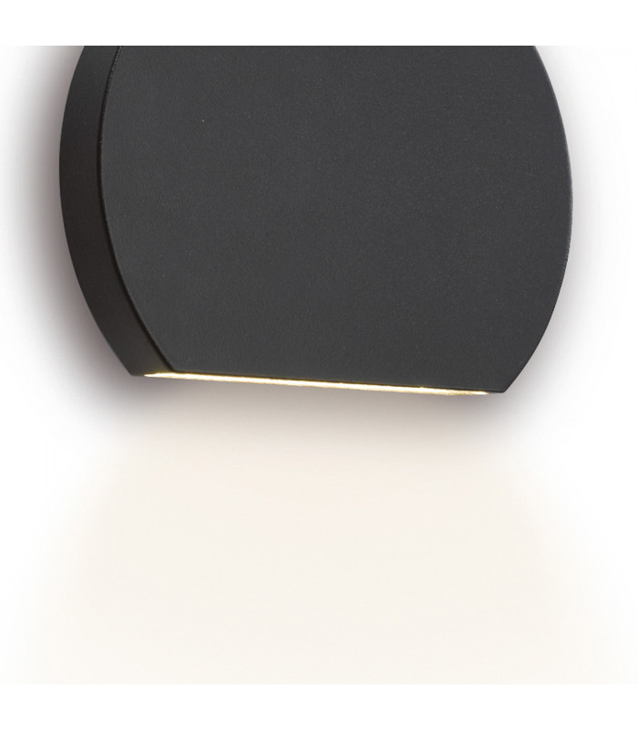 Up & Down Wall Light Gun Metal Grey IP44 LED