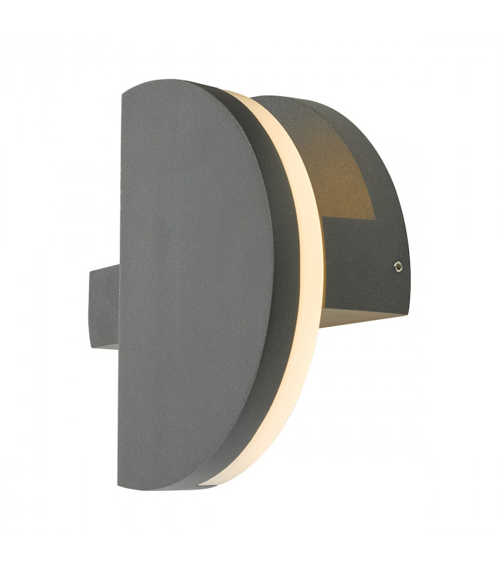 Flush Ceiling Light Wall Light Adjustable Circle Anthracite IP65 LED