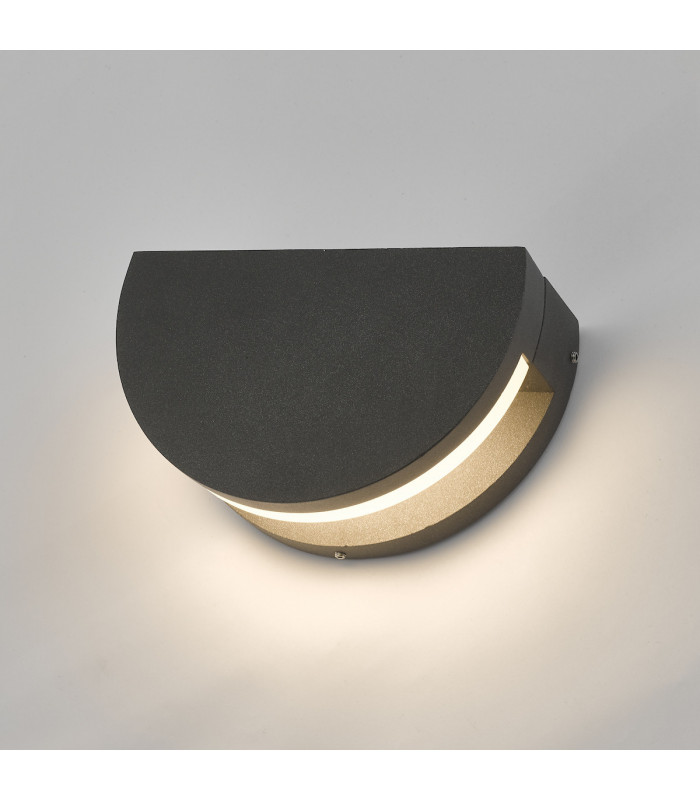 Flush Ceiling Light Wall Light Adjustable Circle Anthracite IP65 LED