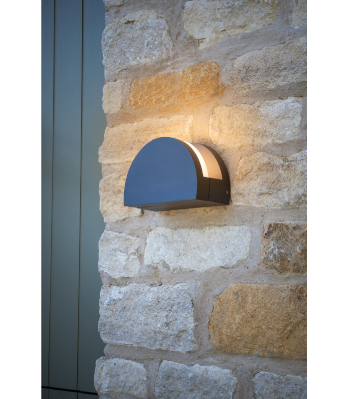 Flush Ceiling Light Wall Light Adjustable Circle Anthracite IP65 LED