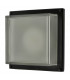 Flush Ceiling Light Wall Light Matt Black LED IP44
