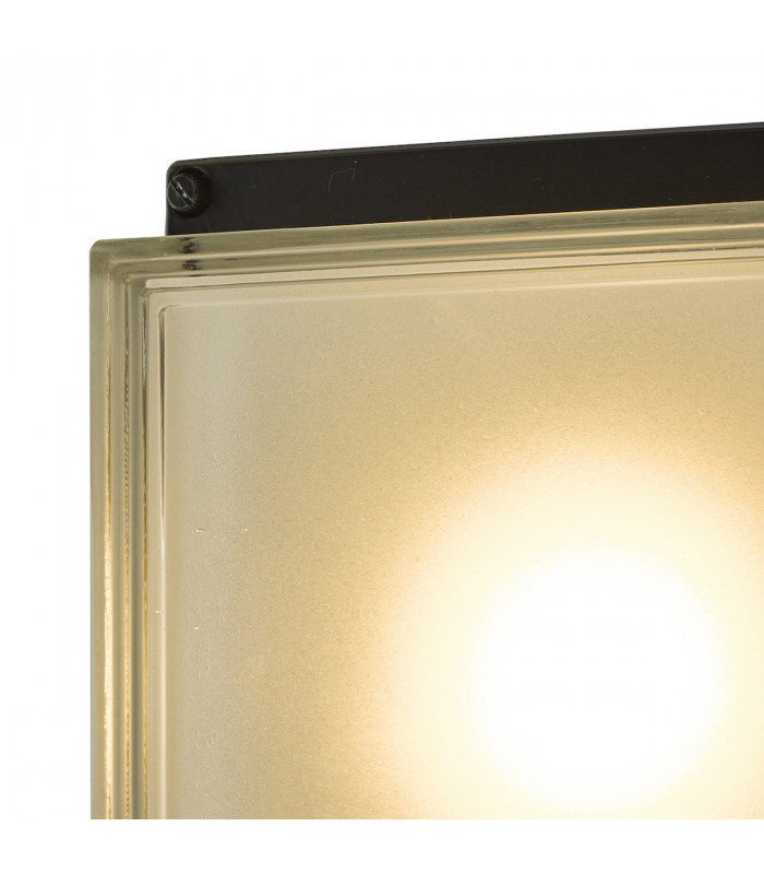 Flush Ceiling Light Wall Light Matt Black LED IP44