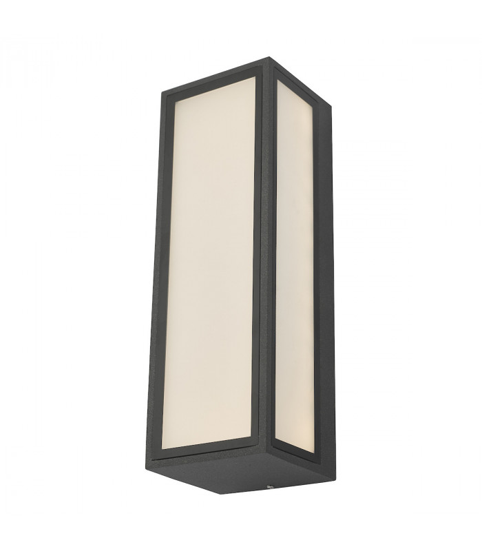 Flush Ceiling Light Wall Light Anthracite IP65 LED, 1x LED