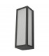 Flush Ceiling Light Wall Light Anthracite IP65 LED, 1x LED