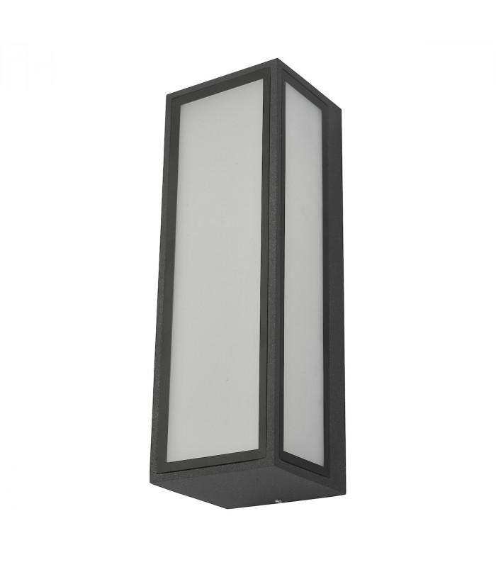 Flush Ceiling Light Wall Light Anthracite IP65 LED, 1x LED
