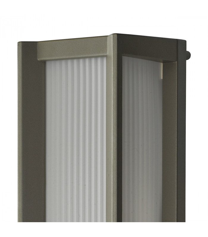 Flush Ceiling Light Wall Light Matt Black LED IP44