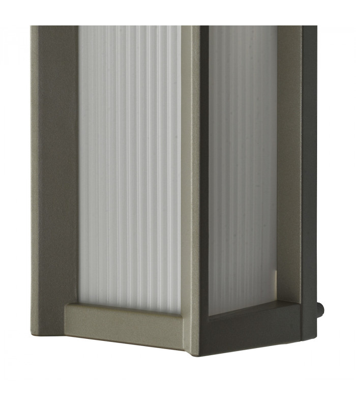 Flush Ceiling Light Wall Light Matt Black LED IP44