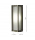 Flush Ceiling Light Wall Light Matt Black LED IP44