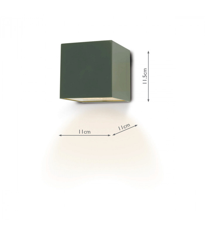 Down Lighters Wall Light Silver LED IP44