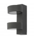 Wall Light 2 Circle Anthracite IP65 LED