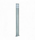 LED Outdoor Bollard Post Light Satin Silver, Stainless Steel IP44