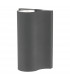 Up & Down Outdoor Wall Light Grey with Speaker LED IP44