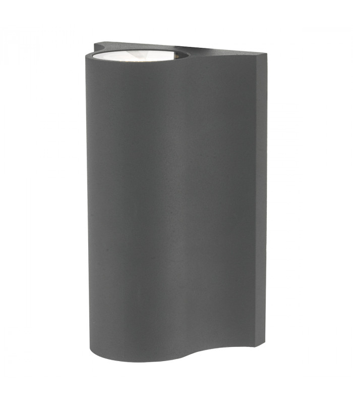 Up & Down Outdoor Wall Light Grey with Speaker LED IP44