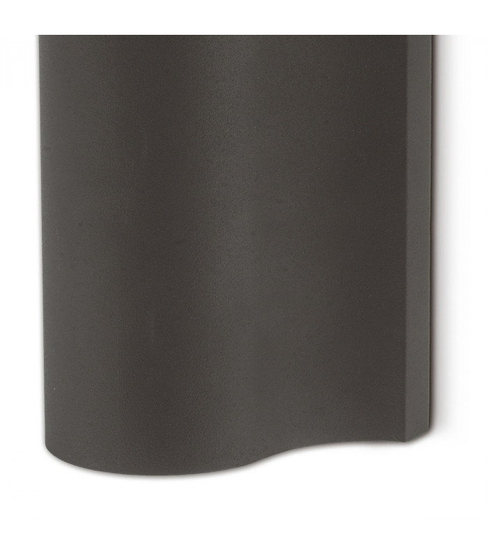 Up & Down Outdoor Wall Light Grey with Speaker LED IP44