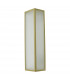 Lantern Wall Light Satin Brass IP44, 1x E27