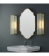 Lantern Wall Light Satin Brass IP44, 1x E27