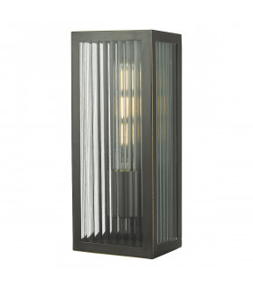 Lantern Wall Light Rubbed Bronze Small IP44