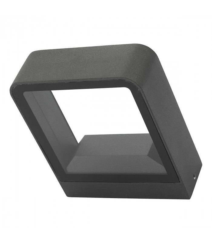 Wall Light Square Anthracite IP65 LED