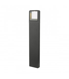 Outdoor Bollards Post with Square Light Anthracite IP65 LED