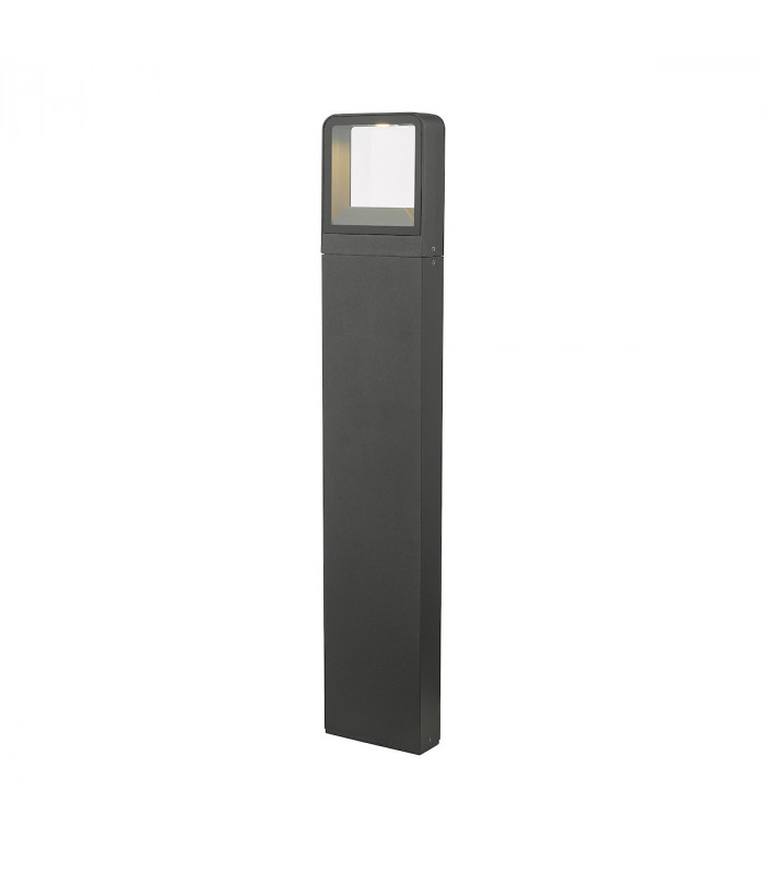 Outdoor Bollards Post with Square Light Anthracite IP65 LED