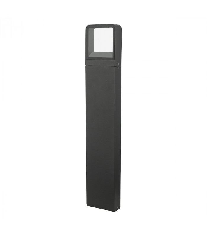 Outdoor Bollards Post with Square Light Anthracite IP65 LED