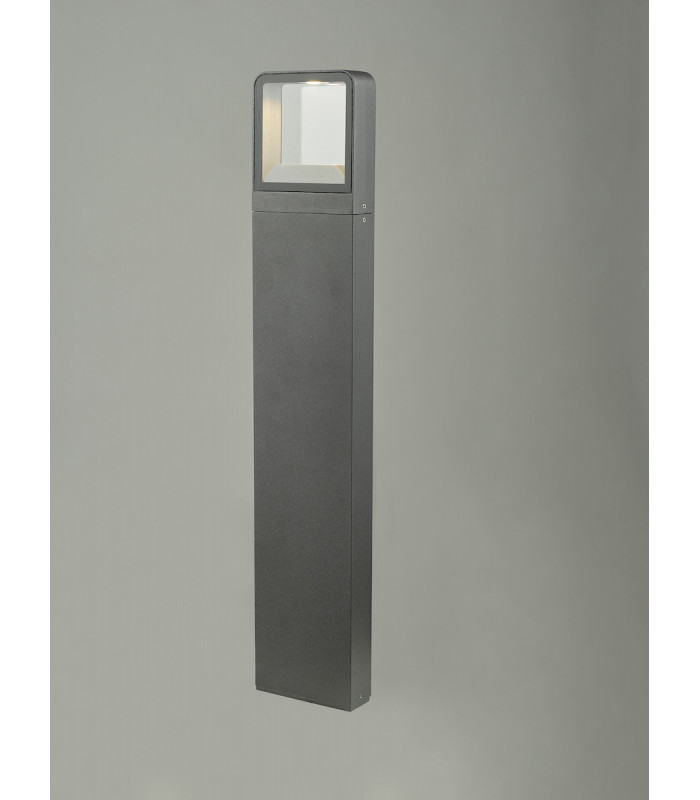 Outdoor Bollards Post with Square Light Anthracite IP65 LED