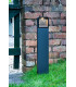 Outdoor Bollards Post with Square Light Anthracite IP65 LED