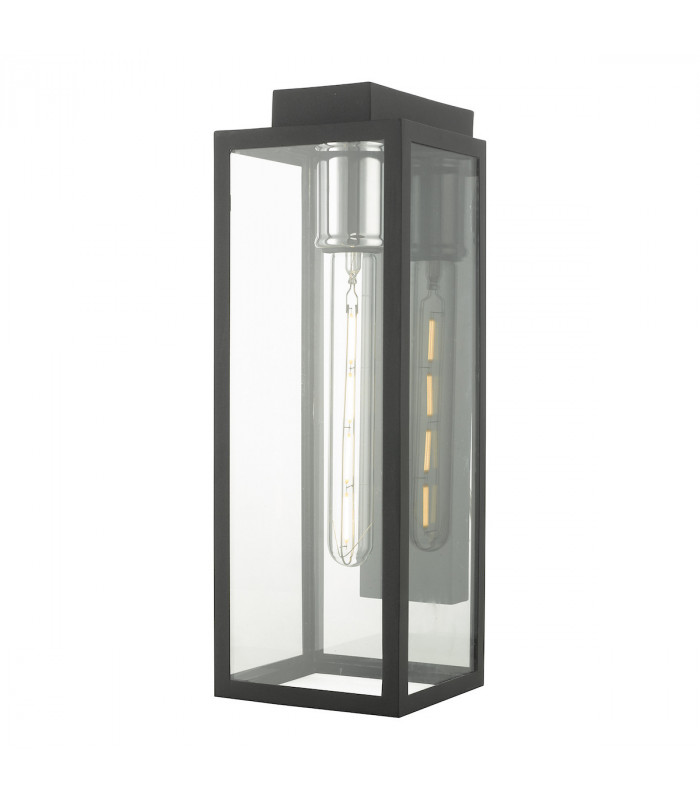 Lantern Wall Light Black IP43