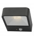 Wall Light Square Anthracite Solar Power PIR Sensor IP65 LED