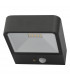 Wall Light Square Anthracite Solar Power PIR Sensor IP65 LED