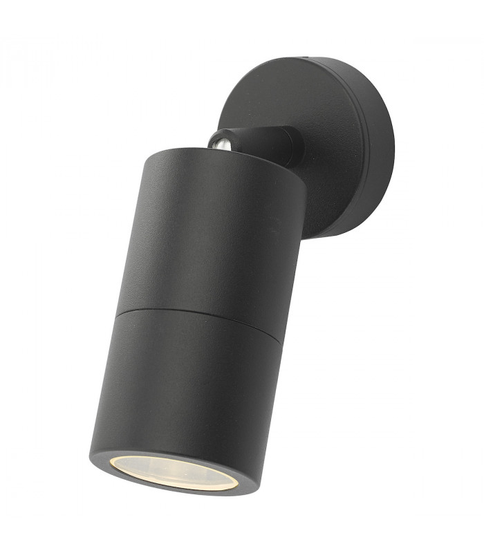 Spotlights Wall Light Black IP65, 1x GU10