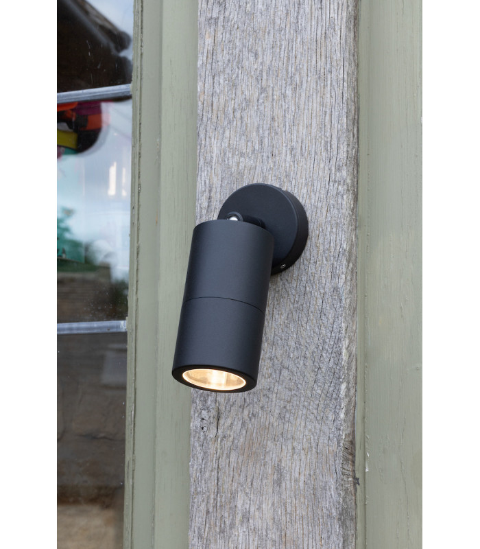 Spotlights Wall Light Black IP65, 1x GU10