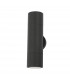 Up & Down Wall Light Black IP65, 2x GU10