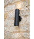 Up & Down Wall Light Black IP65, 2x GU10