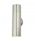 Up & Down Wall Light Aluminium IP65, 2x GU10