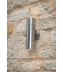 Up & Down Wall Light Aluminium IP65, 2x GU10