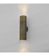Up & Down Wall Light Antique Brass IP65, 2x GU10