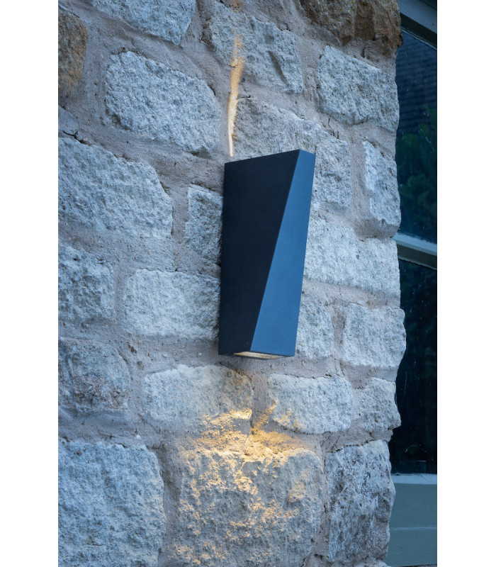 Up & Down Wall Light Angled Anthracite IP65 LED, 2x LED