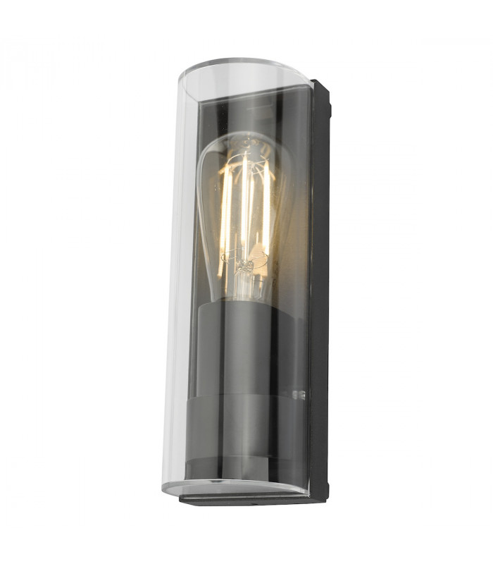 Flush Ceiling Light Wall Light Anthracite IP65, 1x E27