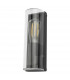 Flush Ceiling Light Wall Light Anthracite IP65, 1x E27
