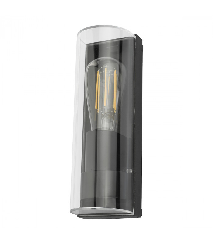 Flush Ceiling Light Wall Light Anthracite IP65, 1x E27