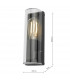 Flush Ceiling Light Wall Light Anthracite IP65, 1x E27