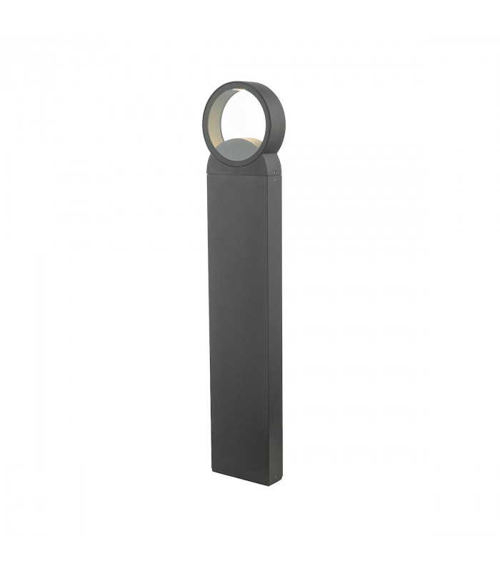 Outdoor Bollards Post With Square Light Anthracite IP65 LED