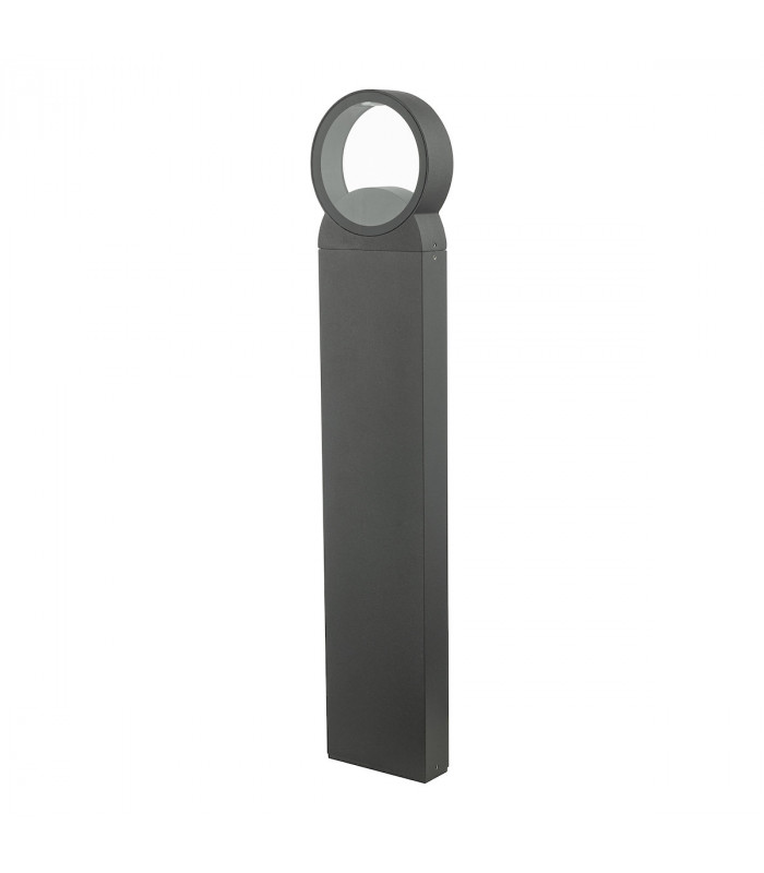 Outdoor Bollards Post With Square Light Anthracite IP65 LED