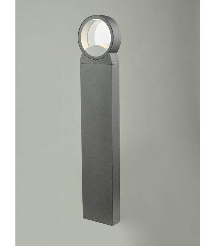 Outdoor Bollards Post With Square Light Anthracite IP65 LED